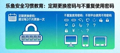 乐鱼安全习惯教育：定期更换密码与不重复使用密码图示