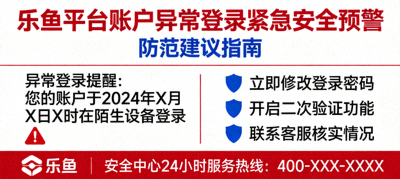 乐鱼平台账户异常登录紧急安全预警与防范建议配图
